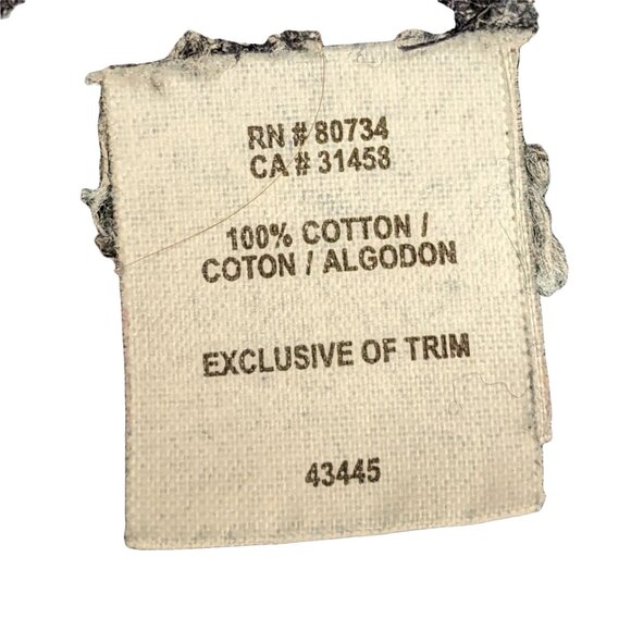 Women's Denim Blue Cotton Gold Button Front Sz. 6 Jacket 11g - Picture 9 of 9